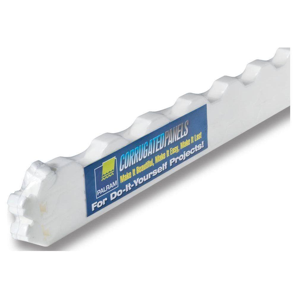 Suntuf 36 in. Horizontal White Foam Roof Closure Strips (5-Pack) 92520