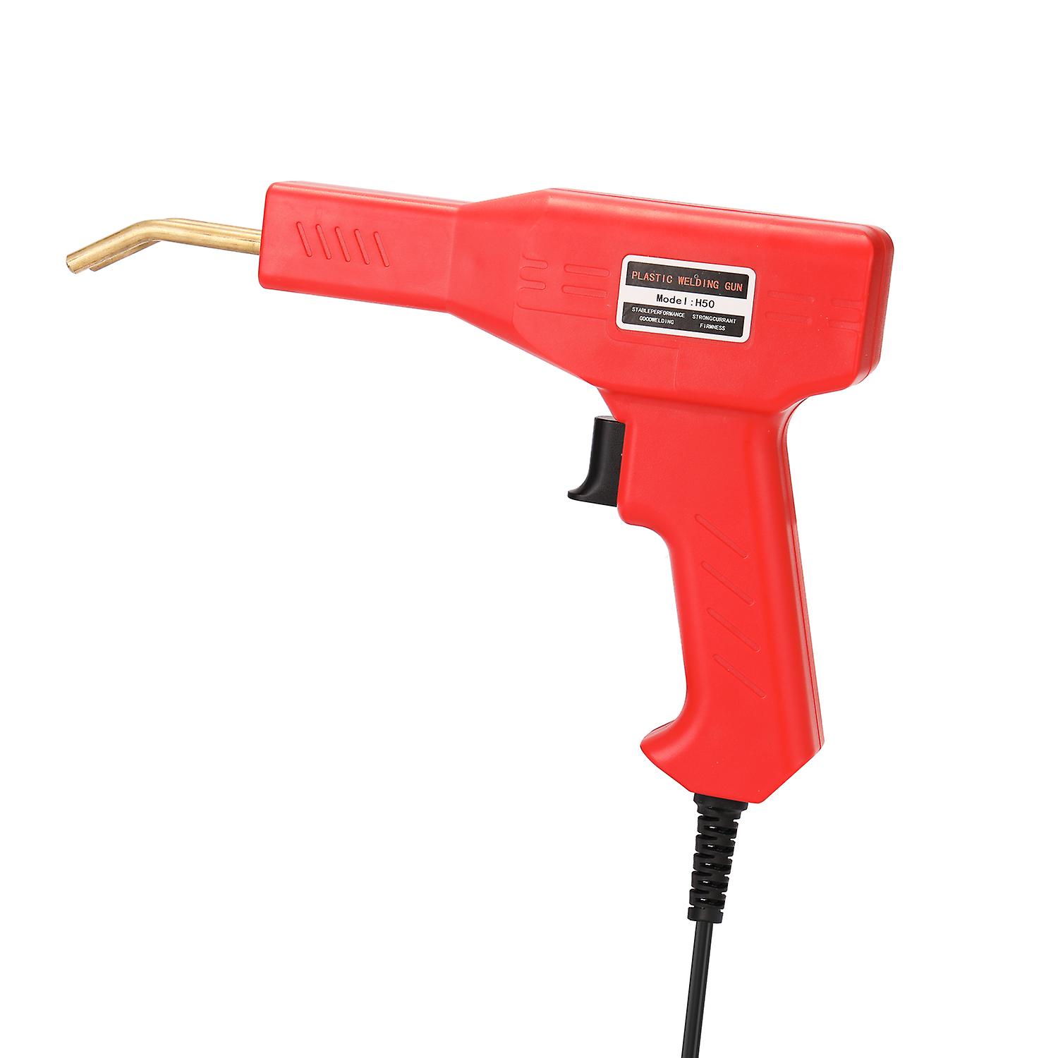 Handy Plastics Welders Garage Tools Hot Staplers Machine Staple Pvc Repairing Machine Car Bumpers Repairing Stapler Welding Tool Red