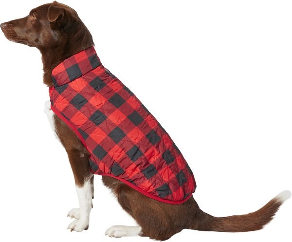 Frisco Quilted Water-Resistant Reversible Insulated Dog and Cat Jacket