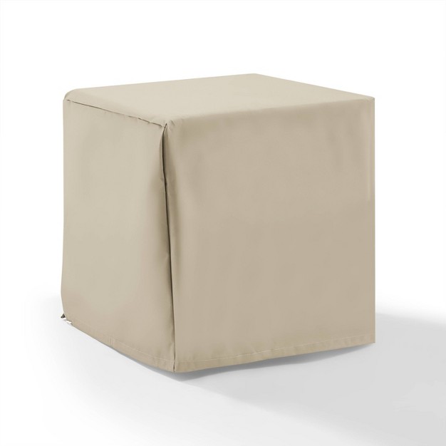 Outdoor End Table Furniture Cover Tan Crosley