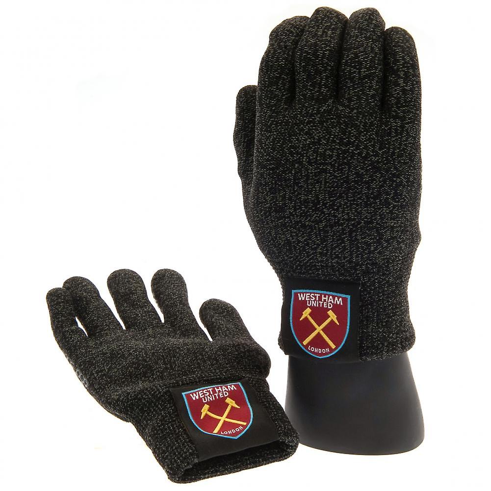 West Ham United FC Luxury Touchscreen Gloves Youths