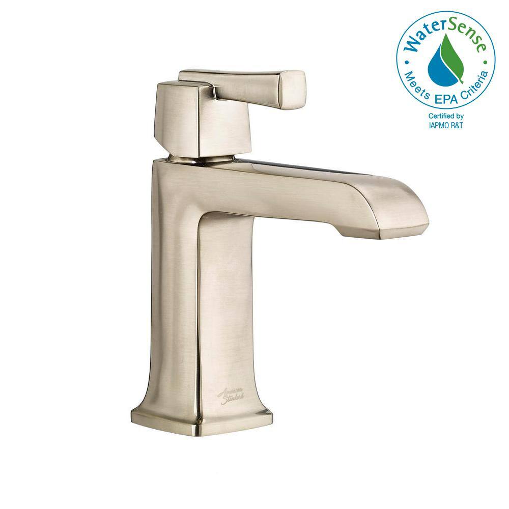 American Standard Townsend Single Hole Single-Handle Bathroom Faucet with Speed Connect Drain in Brushed Nickel 7353101.295