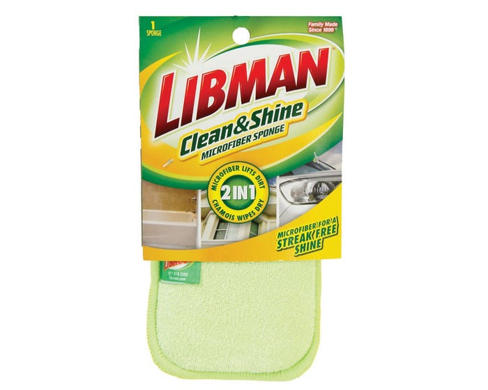 Libman Clean  Shine Microfiber Sponge