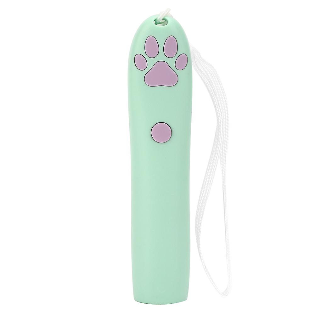 Pet Cat Claw Print Teaser Toy Projector Pen For Pet Playing Interactive Funny Exercise Training Toysgreen