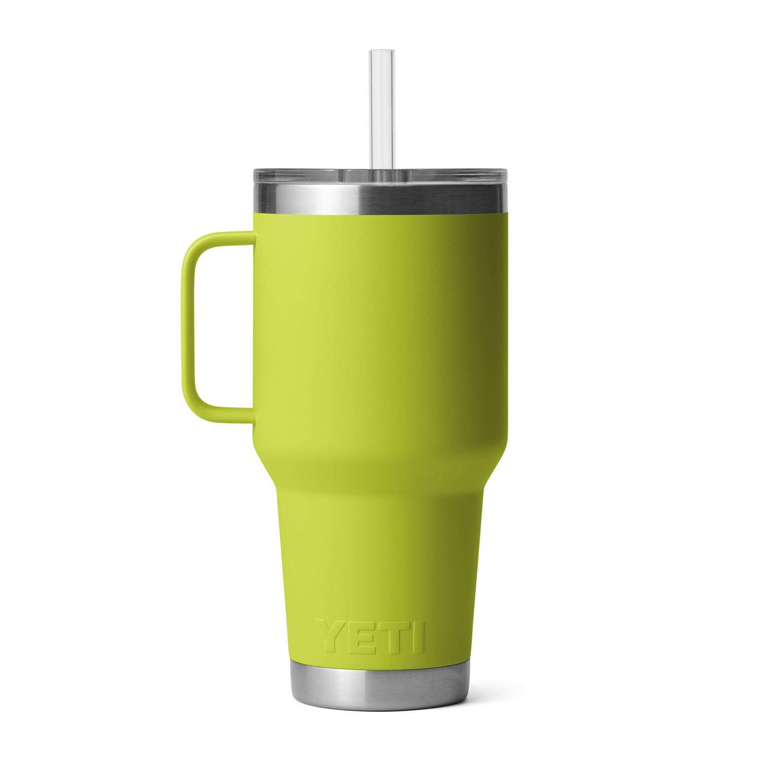 YETI Rambler 35 oz Chartreuse BPA Free Straw Mug