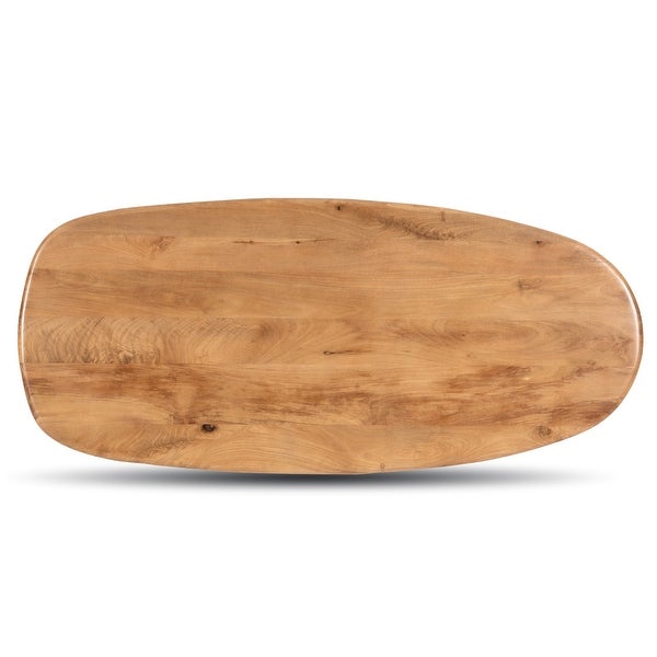 Poly and Bark Falun Solid Mango Wood Coffee Table