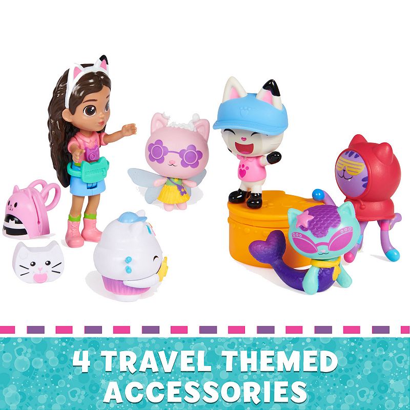 Gabby's Dollhouse Travel Themed Figure Set