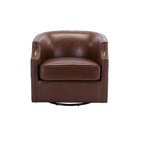 Swivel Chair Living Room Nailheads Accent Chairs， Coffee