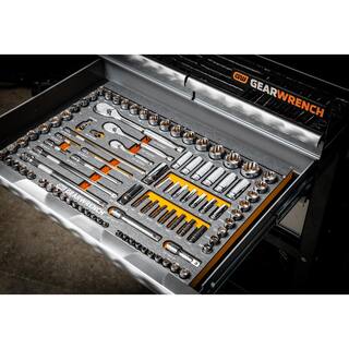 GEARWRENCH 120XP 14 in. 38 in. and 12 in. Drive Mechanics Tool Set with EVA Storage (126-Pieces) 8307182999CB