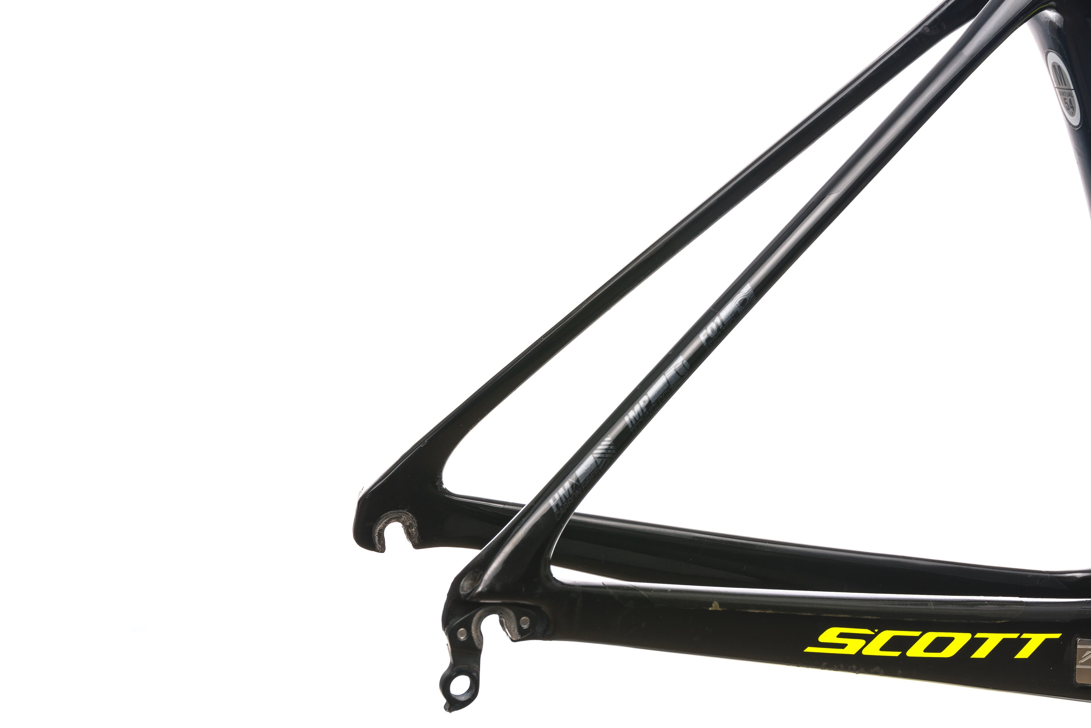 2018 Scott Foil RC Road Frame Set Medium 54cm Carbon 38cm x 90mm Handlebar Stem