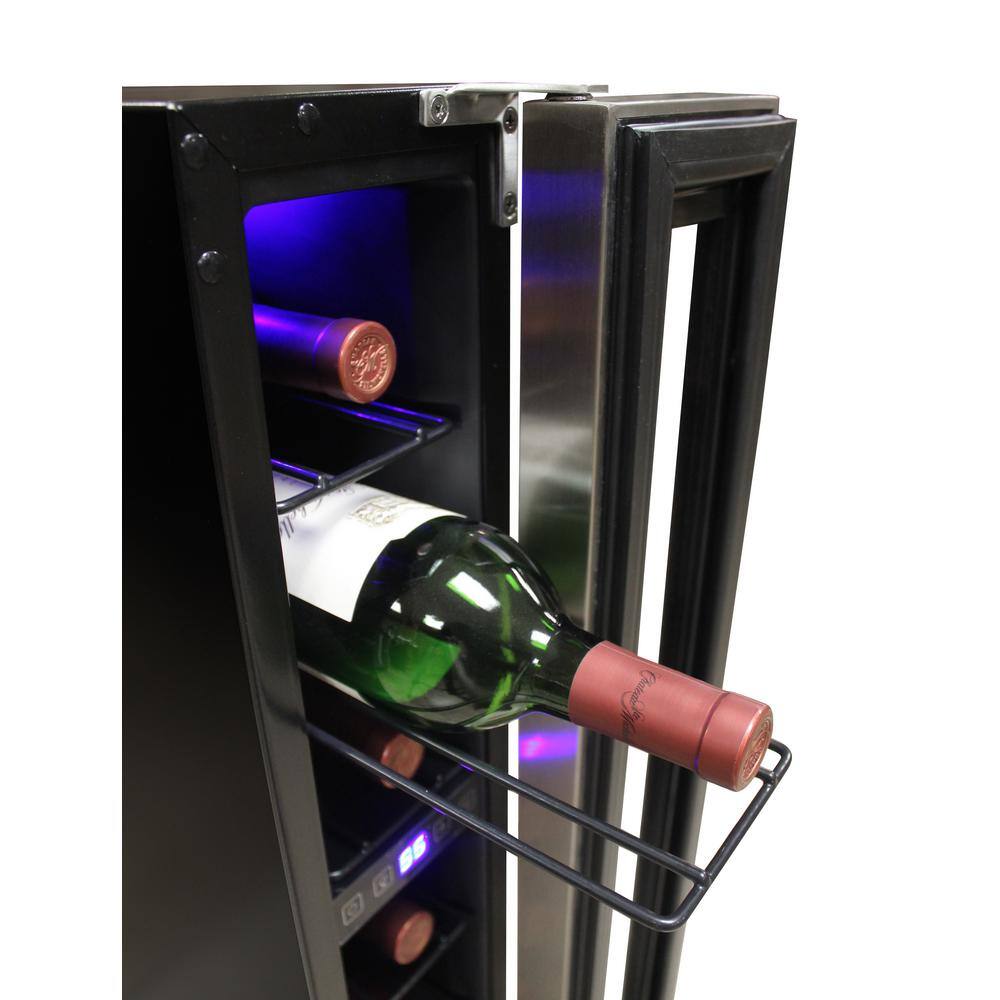 VINOTEMP 5.8 in. 7-Bottle Wine Cooler EL-7TSST