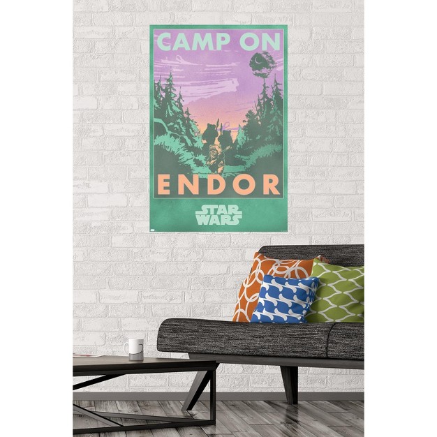 Trends International Star Wars Endor Camp On Endor Unframed Wall Poster Prints