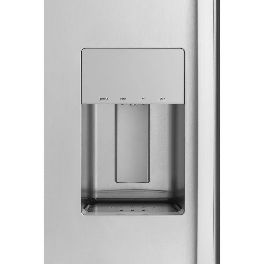 GE Profile Profile 28.7 cu. ft. Smart Built-In Side by Side Refrigerator in Stainless Steel PSB48YSNSS