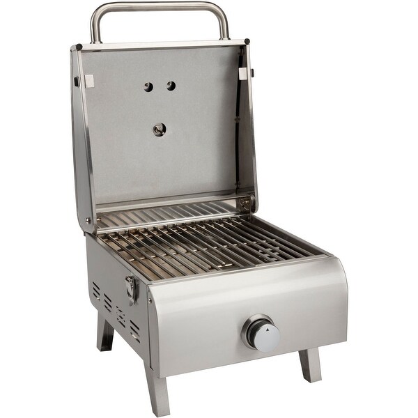 1 Burner Silver Propane Portable Gas Grill