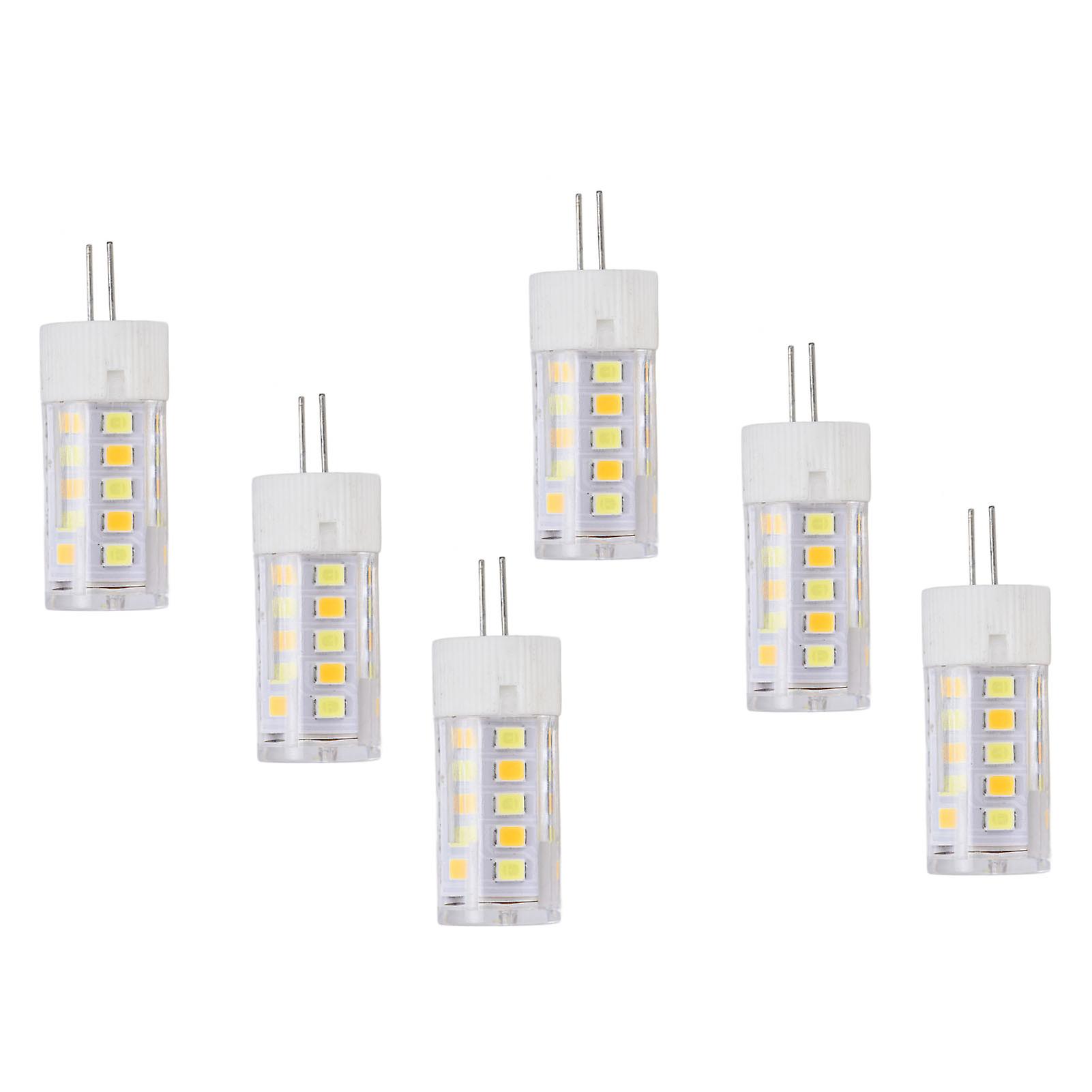 6PCS G4 Light Bulb 3 Light Color 220V Small Ceiling Lamp Bulb Wall Lamp Bulb for Home OfficeG4 3W 32LED