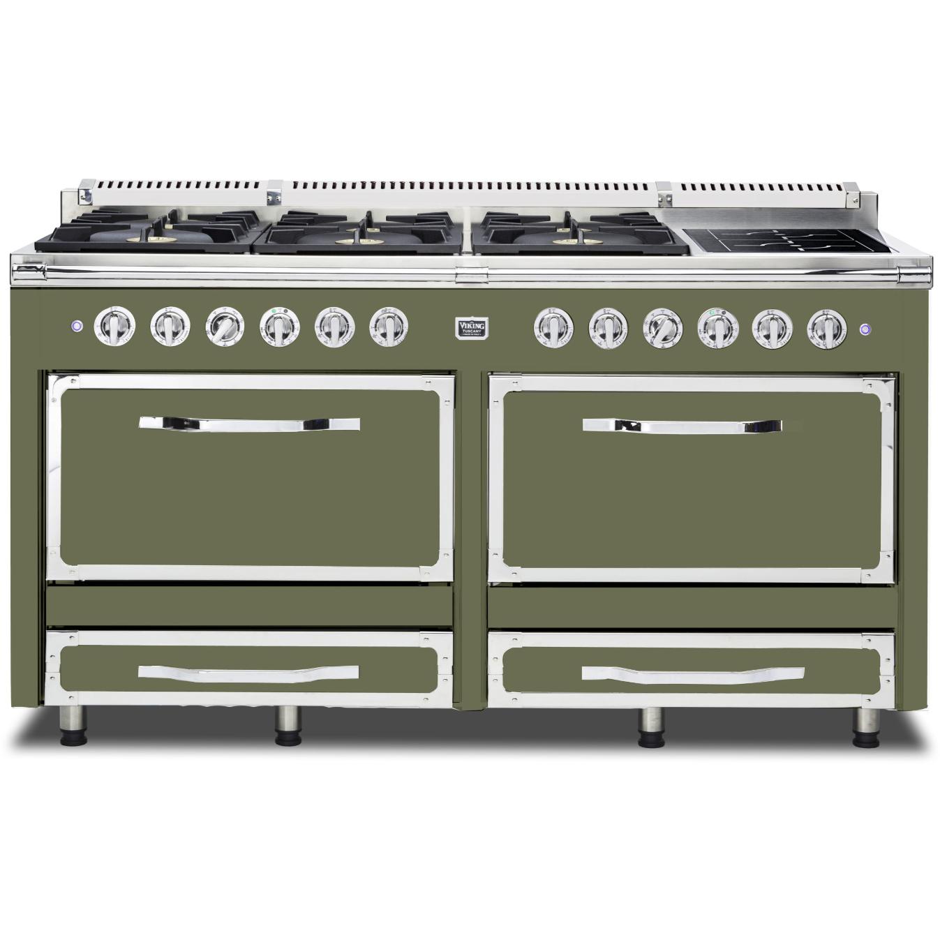 Viking 66-inch Freestanding Dual-Fuel Range with Convection Technology TVDR661-6ICY