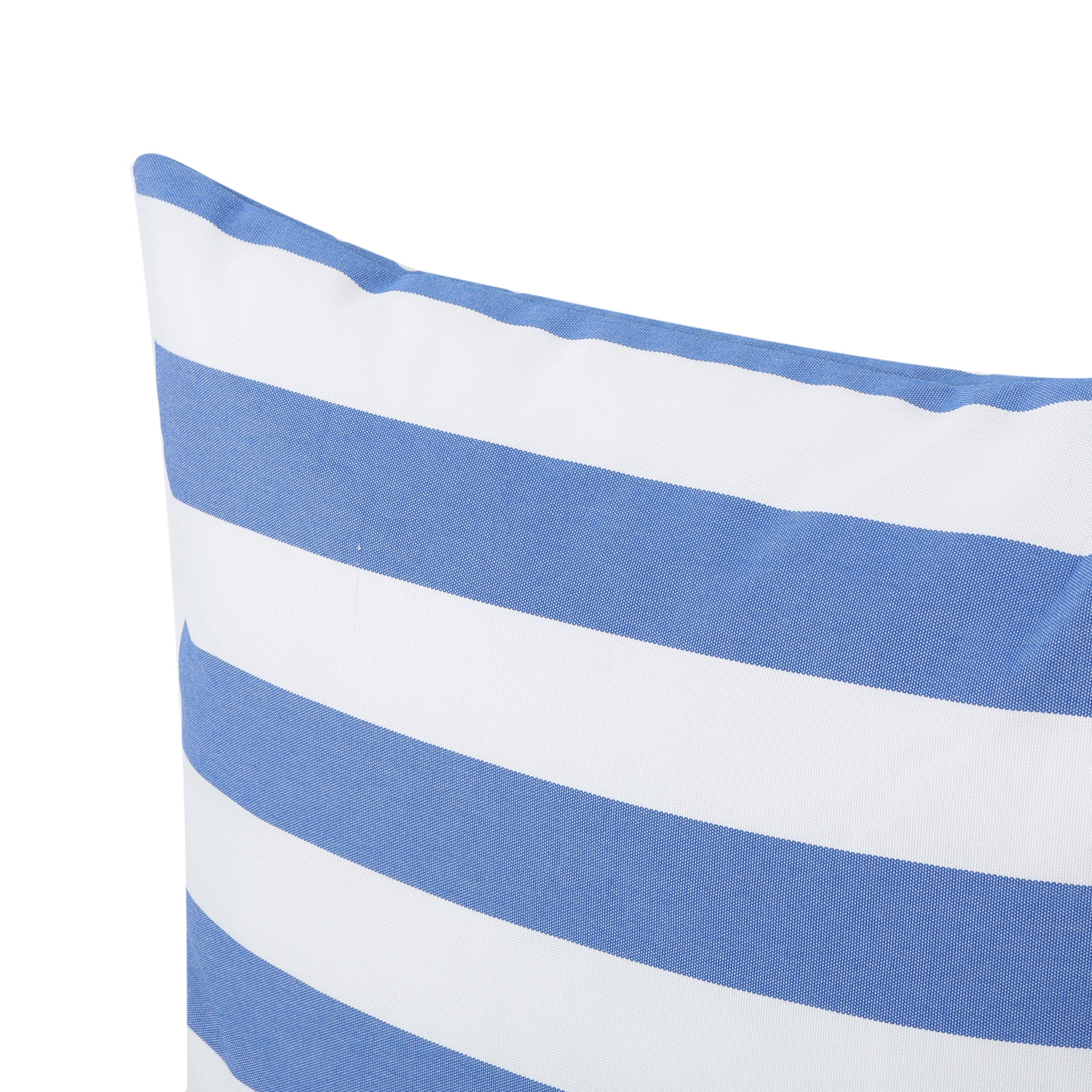 La Mesa Indoor Striped Water Resistant Square Throw Pillow