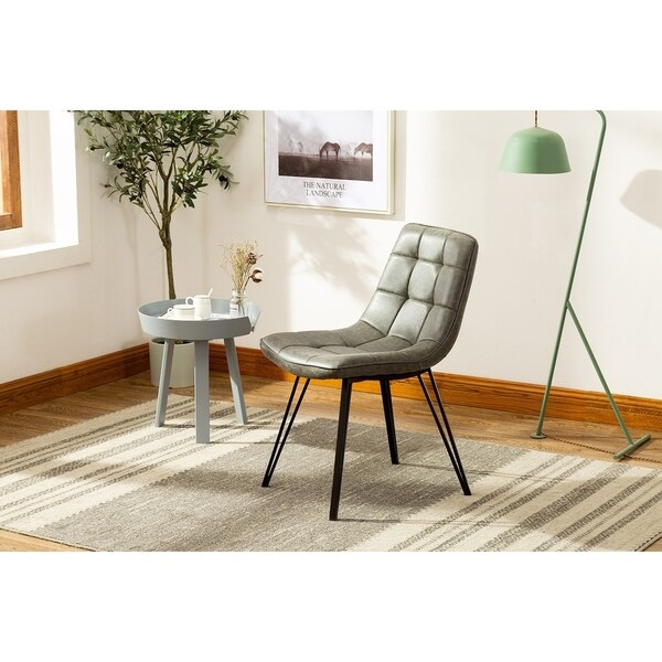 Porthos Home Rai Armless Dining Chairs Set Of 2， PU Leather Upholstery