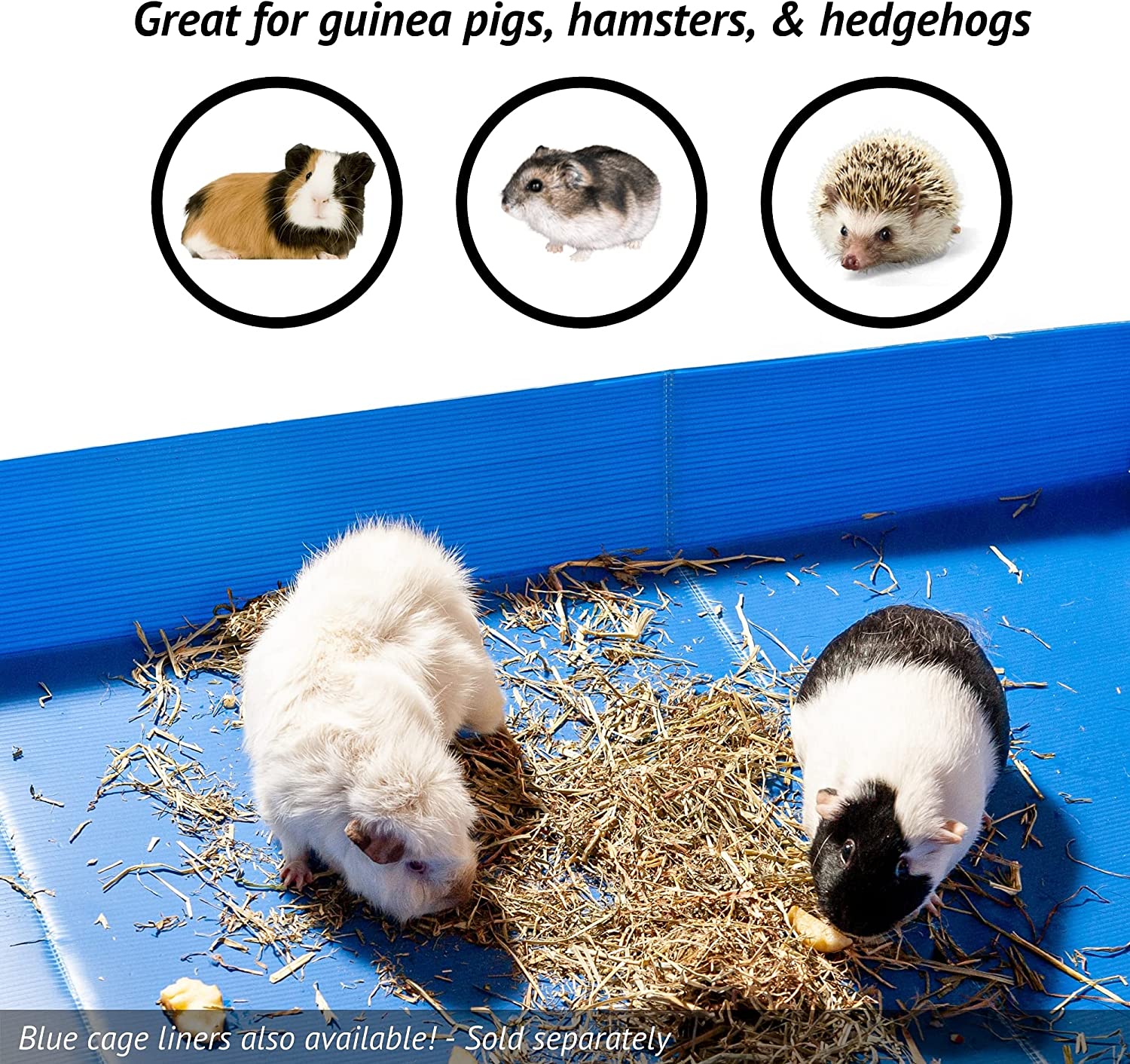 Midlee Guinea Pig Corrugated Plastic Cage Linter- 47