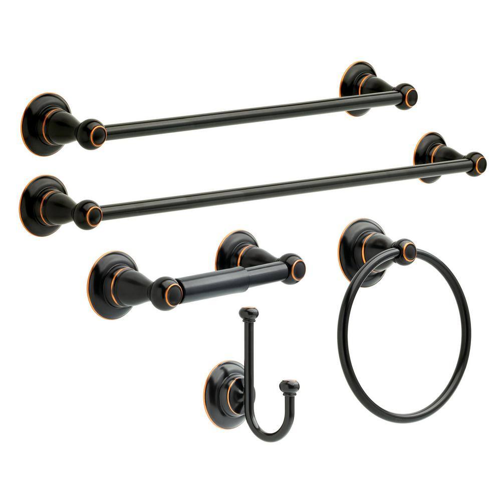 Delta Porter Triple Towel Hook in Oil Rubbed Bronze 78436-ORB