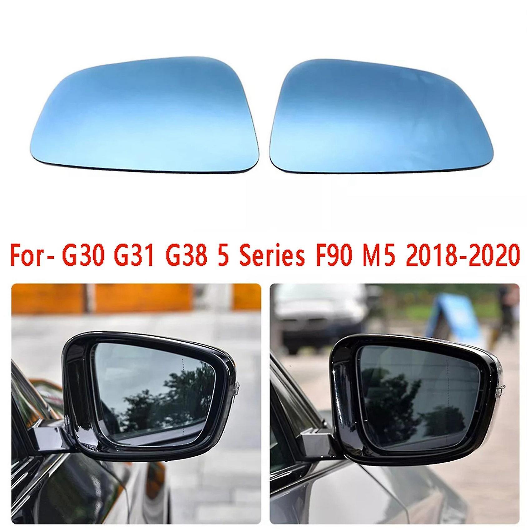 1pair Car Door Mirror Glass Exterior Rearview Mirror Lens For- G30 G31 G38 5 Series F90 M5 2018-202