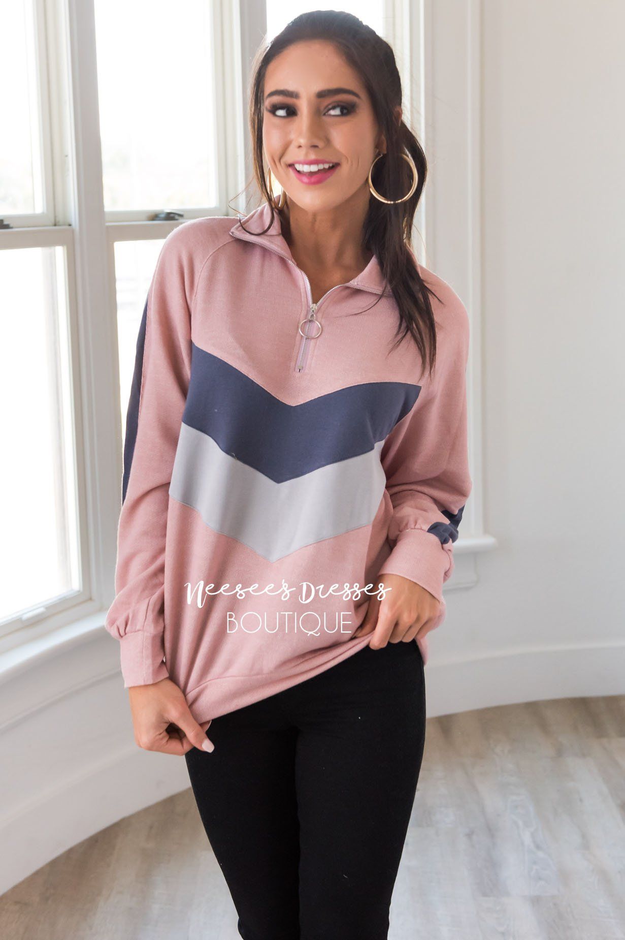 Right Direction Modest Pullover