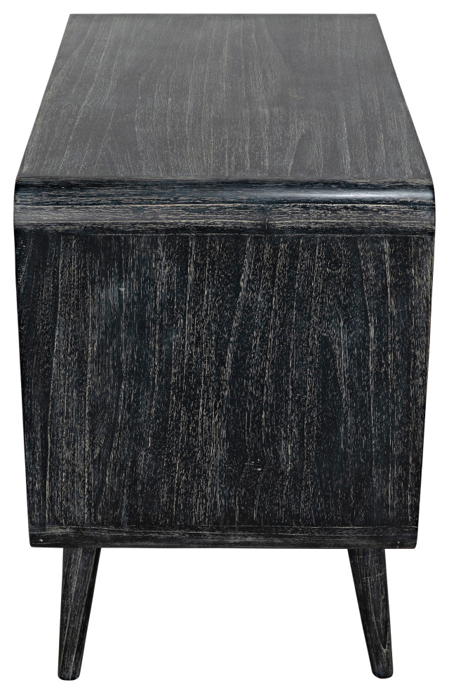 Bart Chest  Cinder Black   Midcentury   Accent Chests And Cabinets   by Noir  Houzz