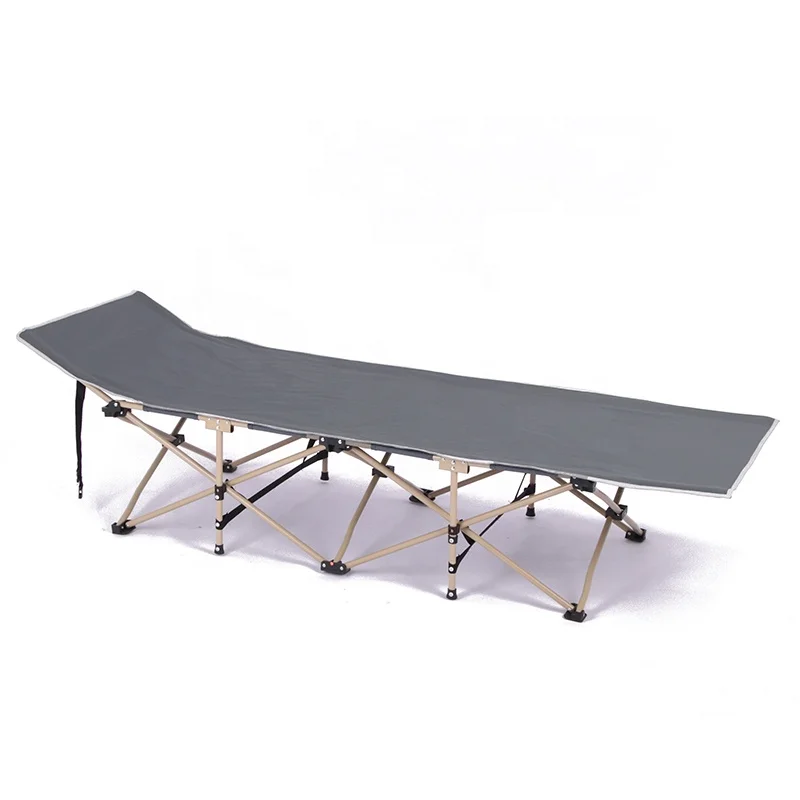 OEM Outdoor Camping Sleeping Folding Cot  Portable Folding Q195 Carbon Steel Camp Bed