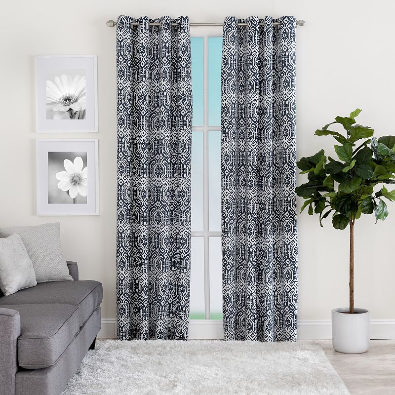 Corona Curtain 1-panel Indira Grommet Top Window Curtain