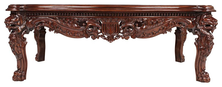 Grand Hall Lion Leg Coffee Table   Victorian   Coffee Tables   by Design Toscano  Houzz