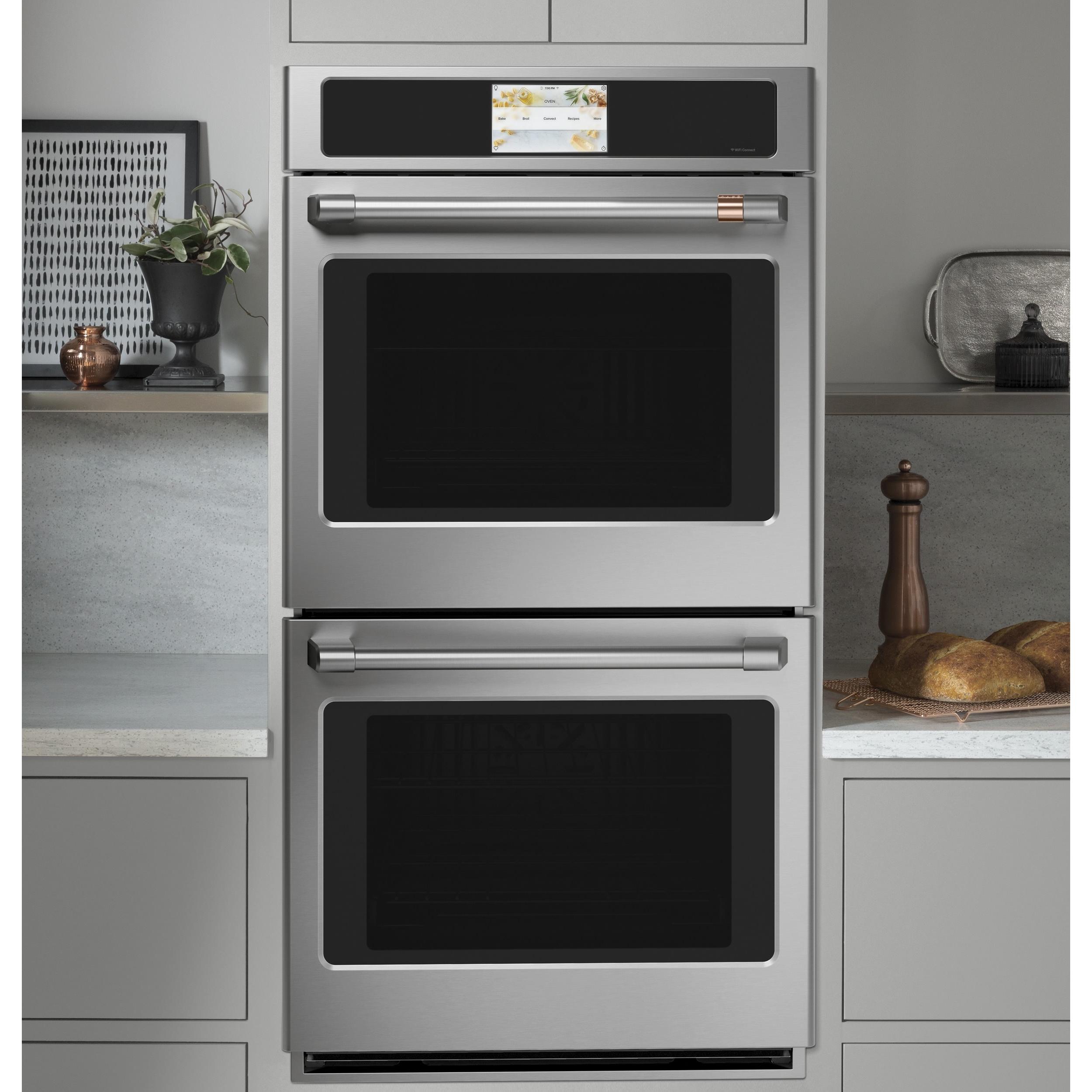 Café 27-inch, 8.6 cu.ft. Built-in Double Wall Oven with WiFi Connect CKD70DP2NS1