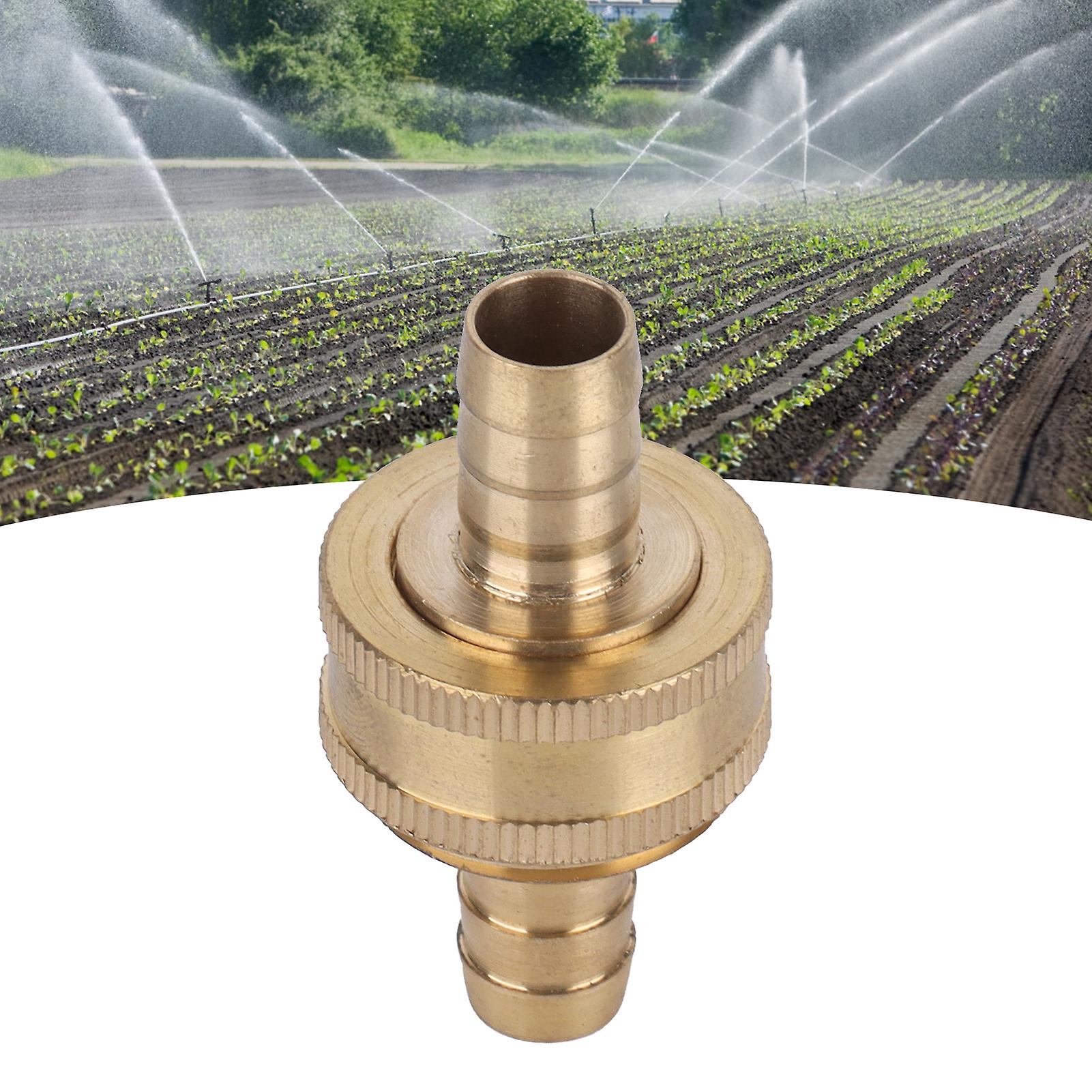 Garden Hose Quick Connector， Brass 3/4 Inch Thread Fitting Quick Release Adapter， Leakproof Water Hose Male And Female Easy Connect Fittings With Wash