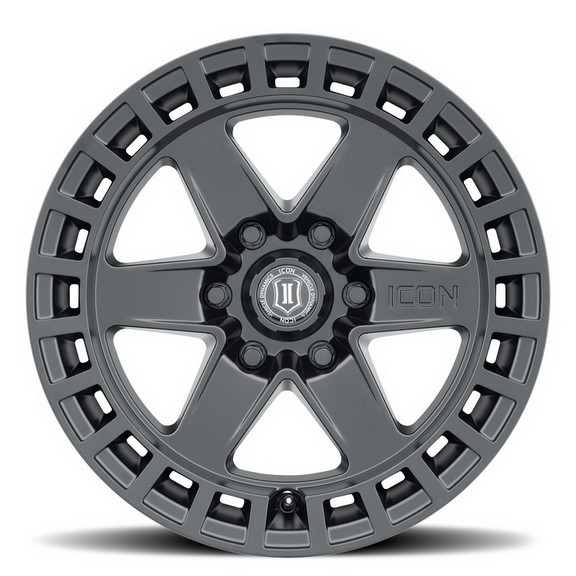 ICON 3417856350SB 17 X 8.5 Inch SizeSatin Black...