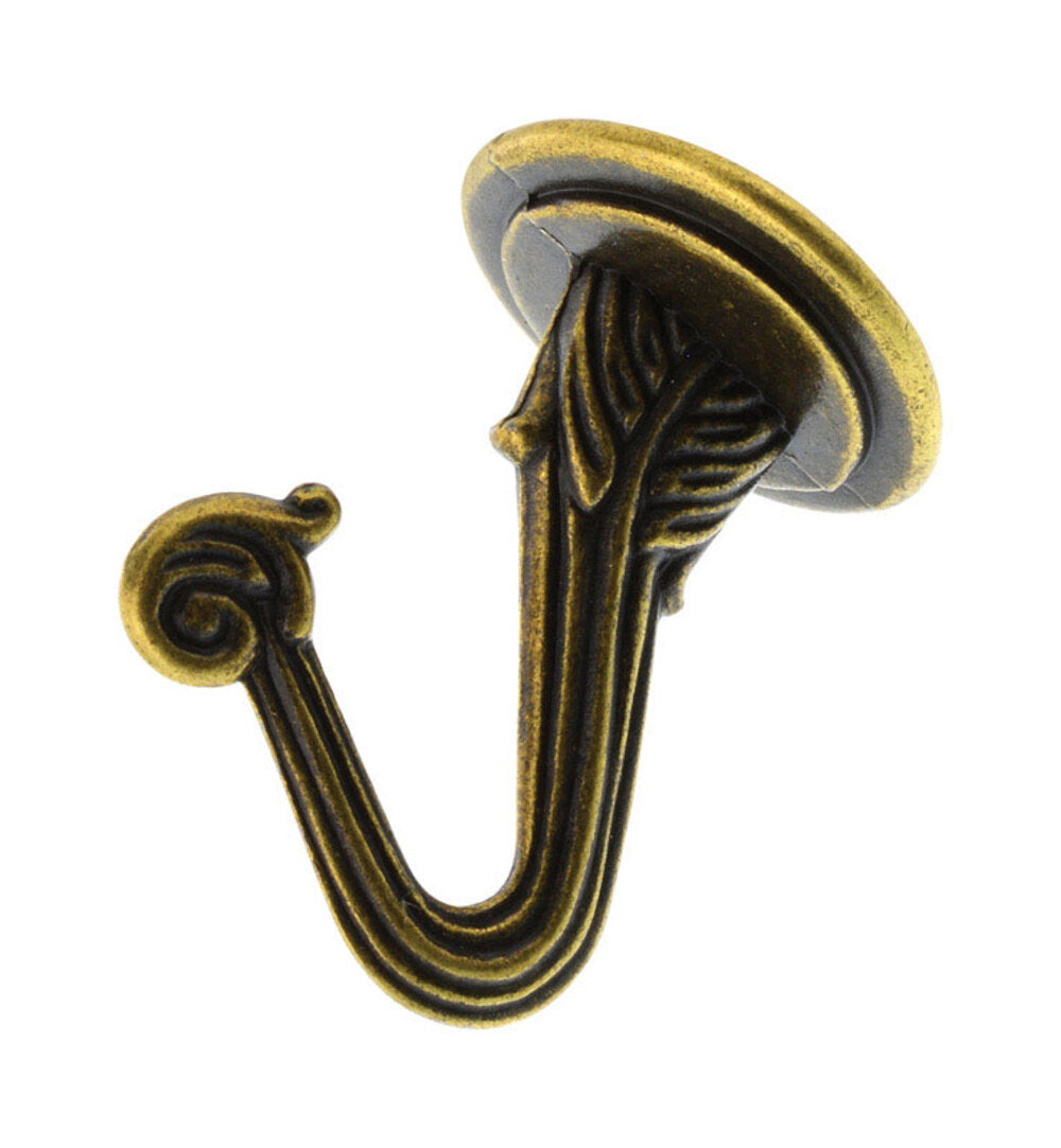 SWAG HOOK ANTIQUE BRASS