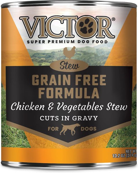 VICTOR Chicken and Vegetables Stew Cuts in Gravy Grain-Free Canned Dog Food