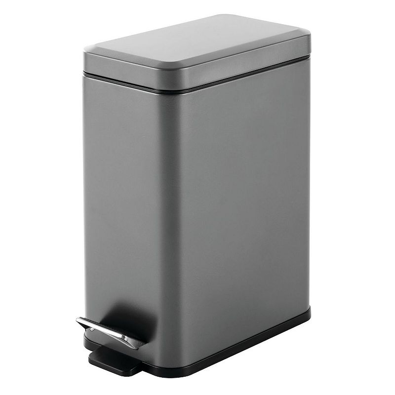 mDesign 10L Step Trash Can， Garbage Bin， Removable Liner Bucket