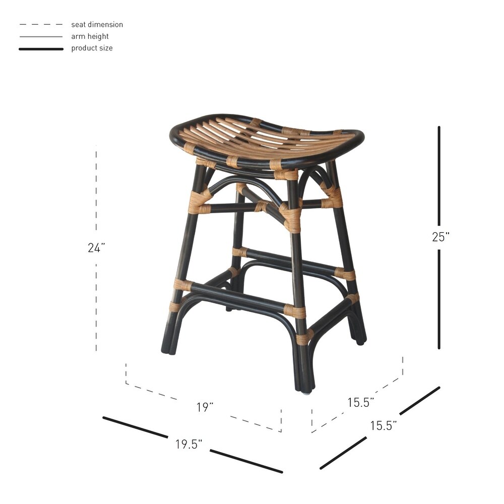 Damara Rattan Counter Stool