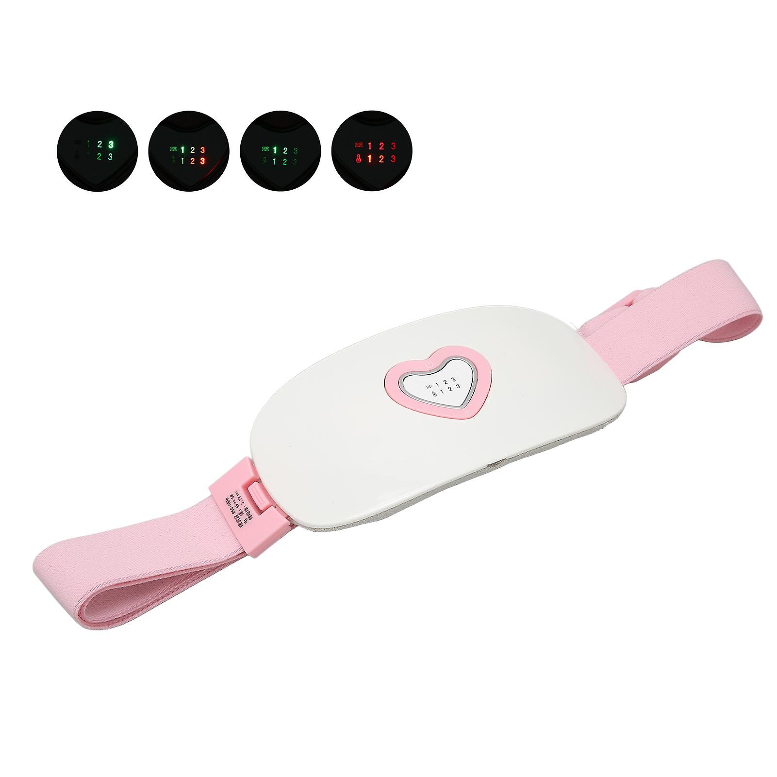 Waist Massage Belt Hot Compress Relieve Pain Lower Back Waist Vibrating Heating Instrument