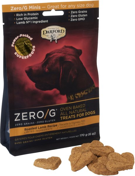 Darford Zero/G Minis Grain-Free Roasted Lamb Dog Treats