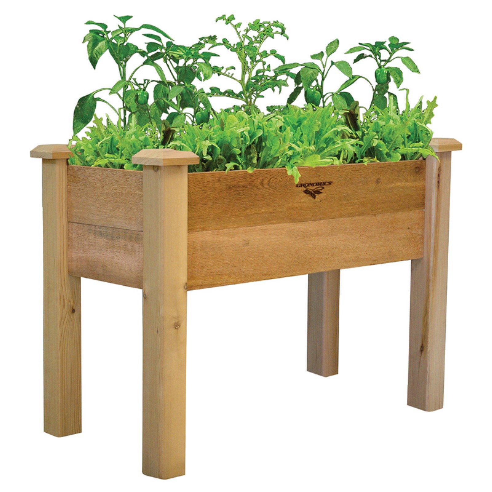 Gronomics Rustic Cedar Raised Garden Bed