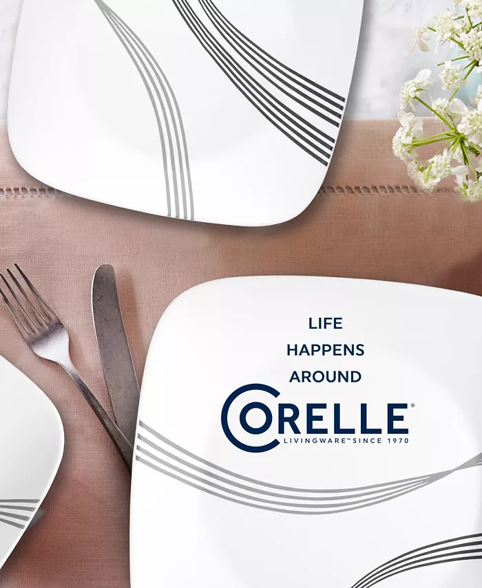 Corelle Urban Arc 16 Piece Dinnerware Set Service for 4