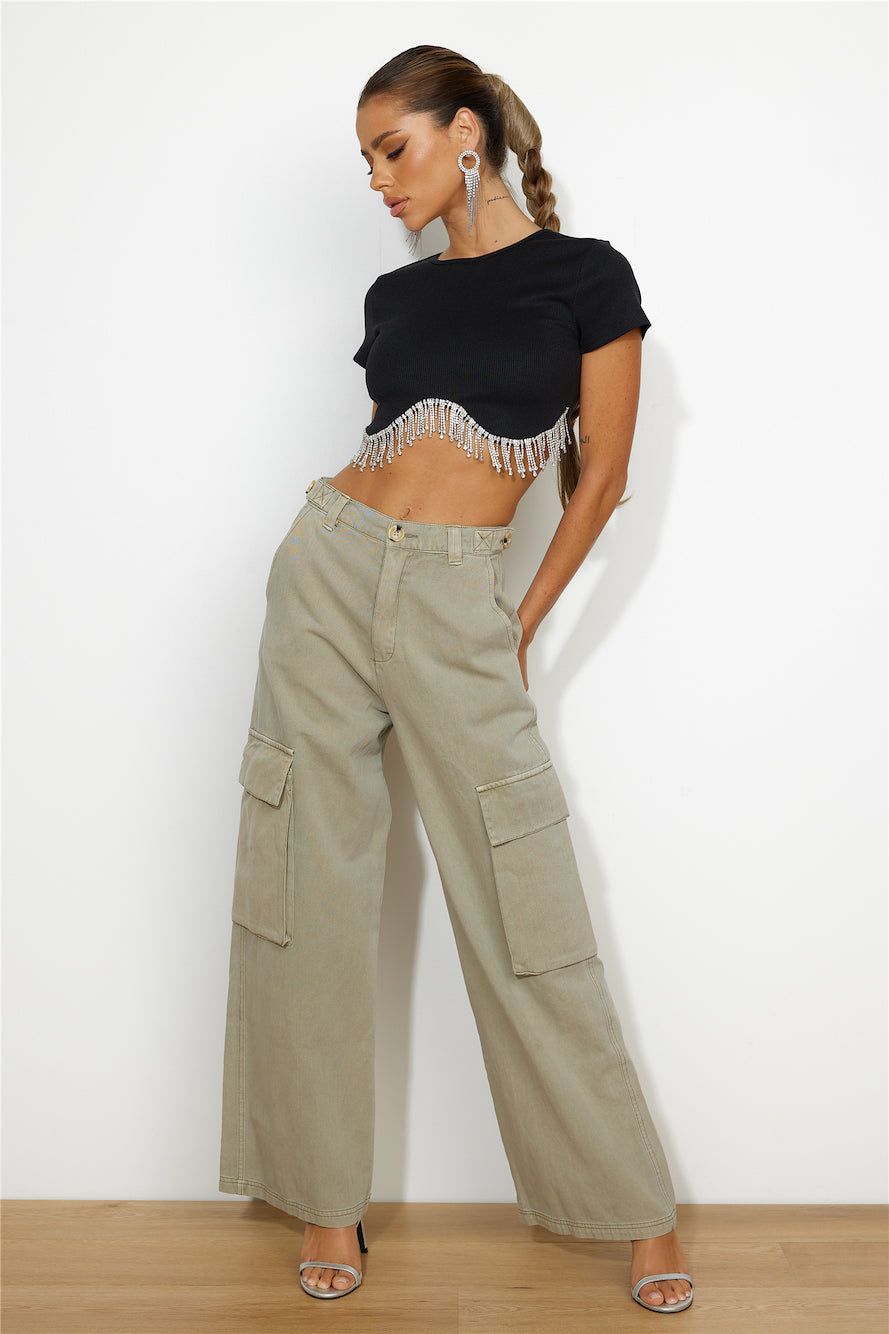 Own The Show Pants Khaki