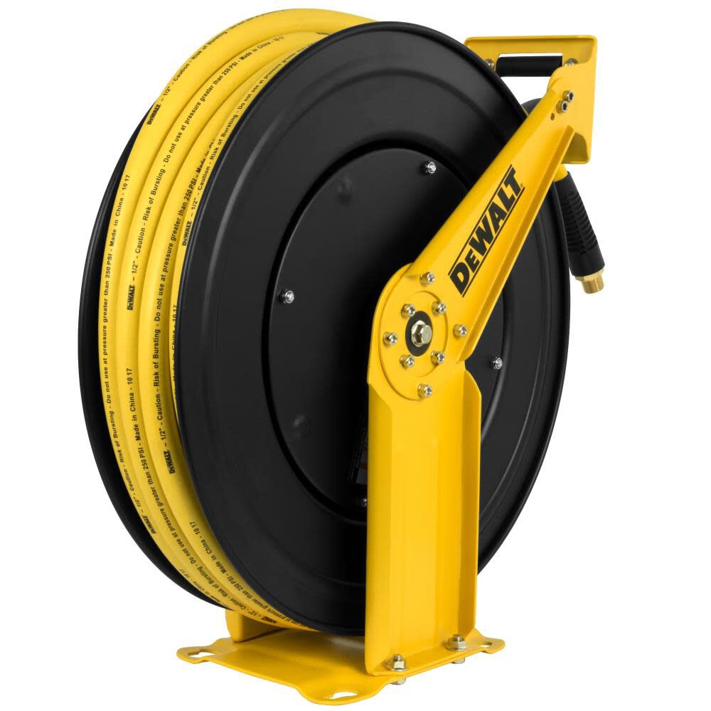 DW 1/2 in. x 50 ft. Double Arm Auto Retracting Air Hose Reel DXCM024-0344 from DW