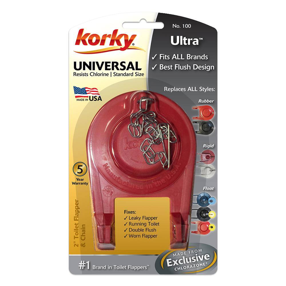 Korky Ultra 2 in. Toilet Tank Flapper 100HD