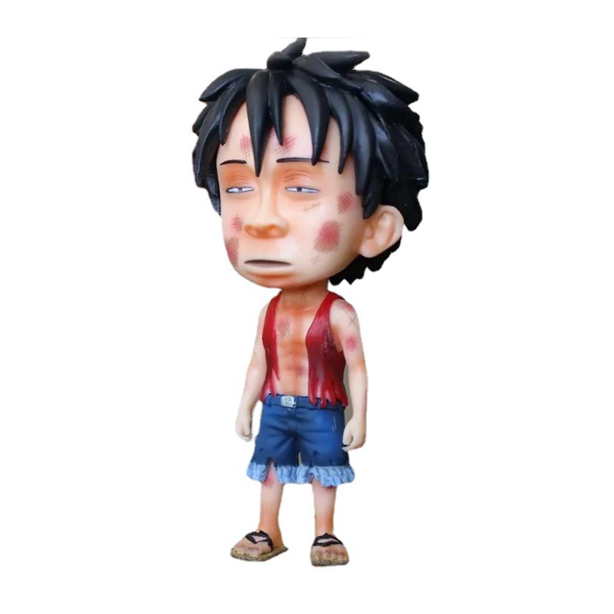 Luffy Pick Nose One Piece Anime Action Figure Toy Model 16cm