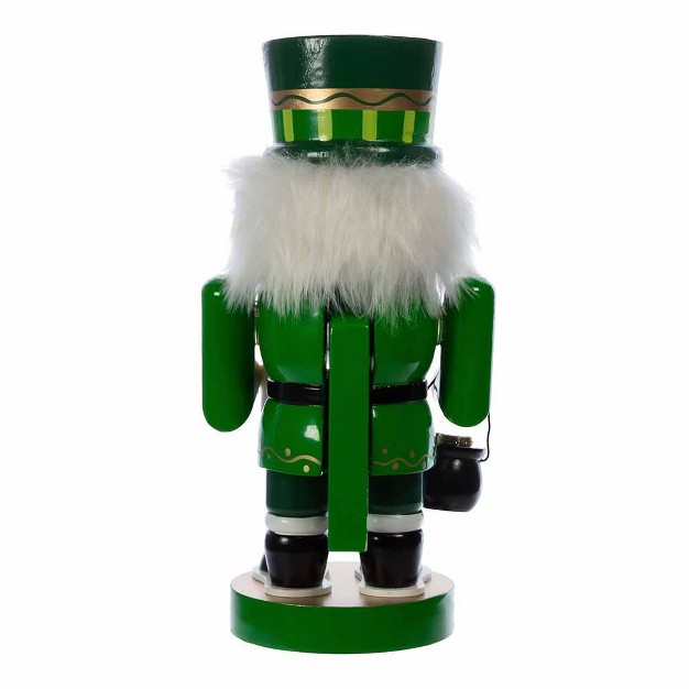 Kurt Adler 10 inch Wooden Irish Nutcracker