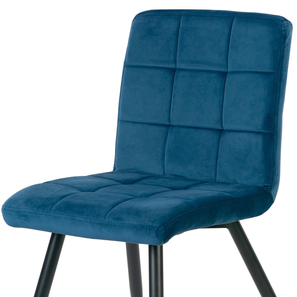 Carson Carrington Ideboas Blue Velvet Dining Chair (Set of 2)