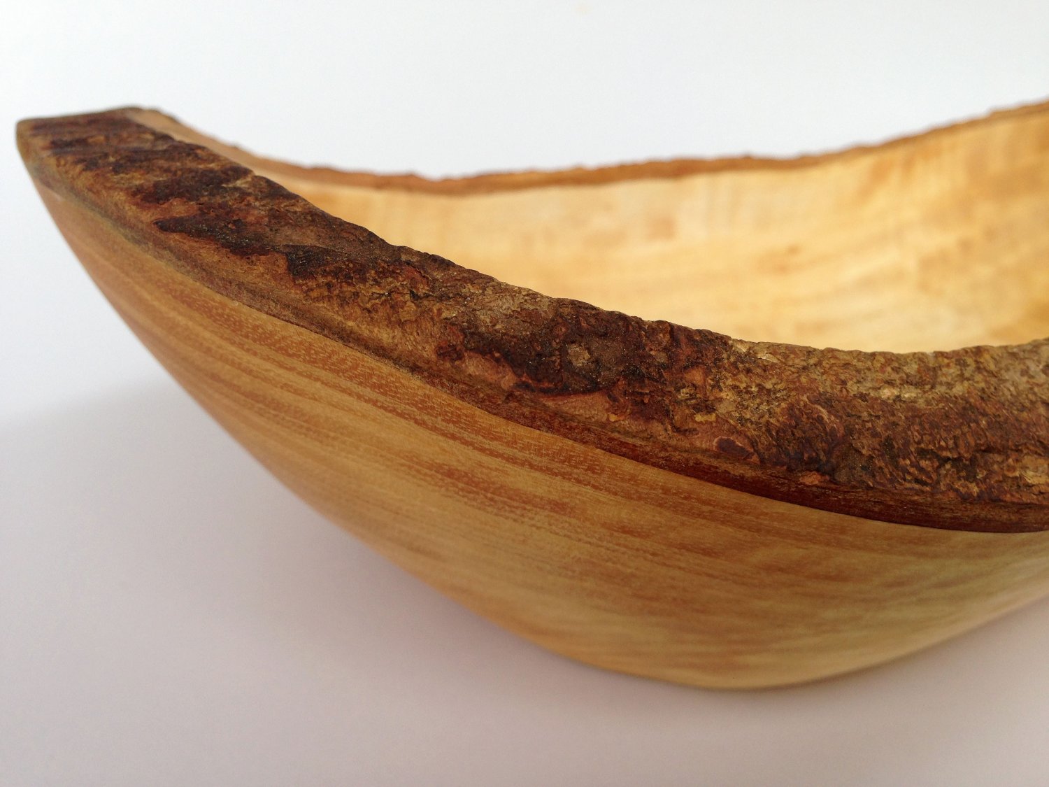 Rustic Bowl Serving Bowl Fruit Bowl Handmade Rustic Bowl Large Wooden Bowl Tree Bark Bowl