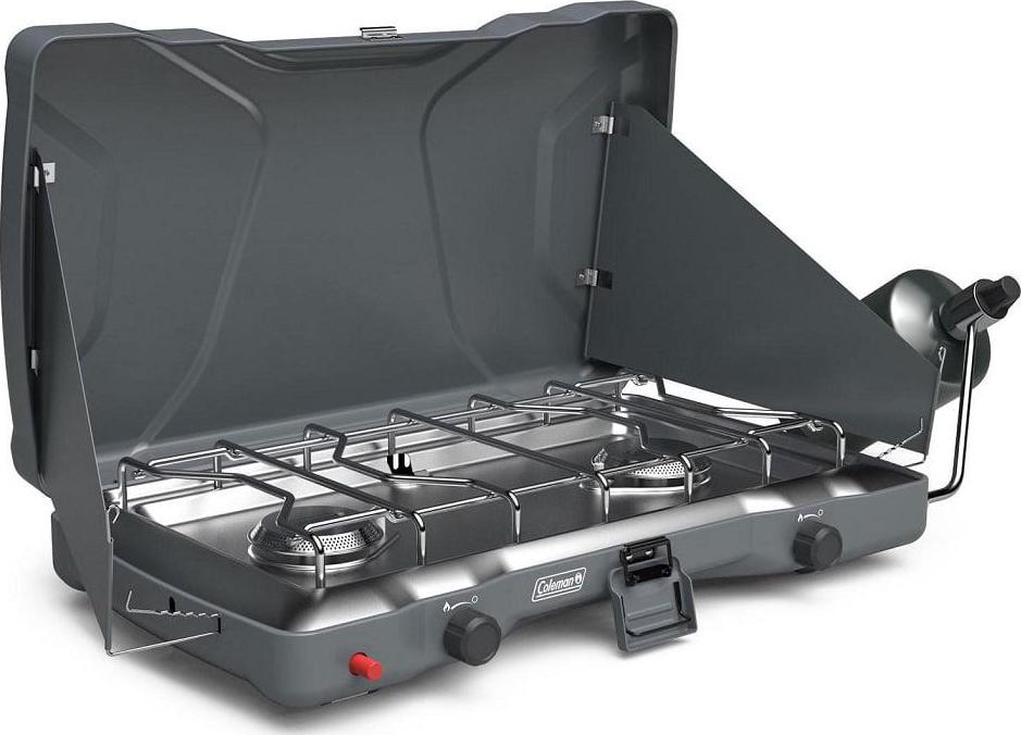 Coleman Triton 2Burner Propane Gas Camping Stove 22000 BTU  Crowdfused