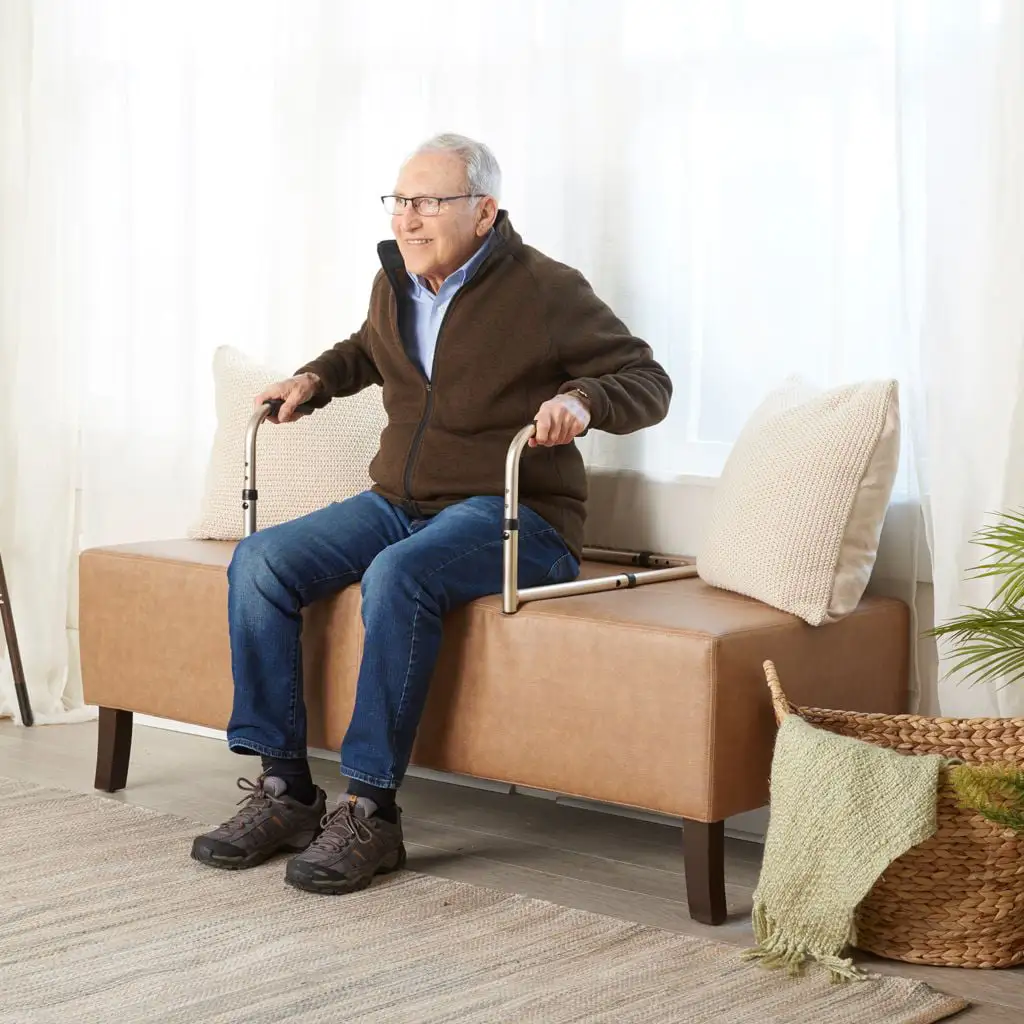 Medic Therapeutics Adjustable Standing Aid Rail for Couch and Chair